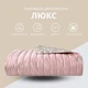 Покрывало на кровать 220х240 см Люкс IDEIA двухстороннее, прочная стежка ткани, антиаллергенное волоконо пудра - изображение 2