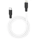 Кабель Hoco Type-C to Lightning Silicone PD charging data cable X21 Plus |1m, 3A, 20W| black-white - изображение 2