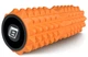 Массажный ролик EasyFit Grid Roller 33 см v.1.2 с заглушками с двух сторон (оранжевый) - изображение 1