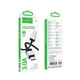 Кабель Hoco Type-C Honorific charging data cable X110 |1m, 3A| black - зображення 4