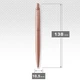 Ручка шариковая Parker JOTTER XL Monochrome Pink Gold PGT BP блистер 12 636 - изображение 4