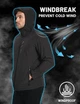 Куртка Softshell мужская демисезонная черная 2XL - изображение 4