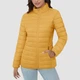 Женская демисезонная куртка желтая 2XL - изображение 3