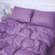 Простынь MirSon Mikrosatin Premium №16-3310 Lavander Herb однотонная 200x220 см (2200007232703) - изображение 5