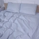 Простынь на резинке MirSon №14-4102 Glacier Gray Mikrosatin Premium 90x200 - высота 25 см (2200006410959) - изображение 3