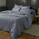 Наволочка MirSon Soft Elegance №14-4102 Glacier Gray 40x40 см (2200010912289) - изображение 4