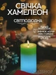 Воскова декоративна свічка Mood Magic 7 кольорів зі справжнім полум'ям і LED-підсвіткою - зображення 1