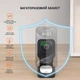 Беспроводное зарядное устройство 3в1 Bodasan MagSafe складная зарядка для AppleWatch/Airpods/iPhone Черная - изображение 5