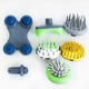 Ручной вибромассажер для всего тела 8в1 Magic Massager, вибрационный массажер с сменными насадками VMG-81-White/Blue - изображение 11