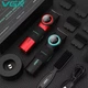 Професійний тример для бороди і вусів з DLC лезами VGR V-977 змінними насадками 1,5-6 мм і BLDC мотором Чорний - зображення 7
