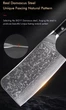 Японський ніж Santoku з дамаської сталі у подарунковій упаковці TURWHO BONE CHOPPER 7" універсальний (SKD11 Steel) - зображення 7
