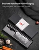Японський ніж Santoku з дамаської сталі у подарунковій упаковці TURWHO BONE CHOPPER 7" універсальний (SKD11 Steel) - зображення 11