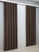 Комплект готовых штор VR-Textil Bagema Rvs № 1243ш Коричневый 100х270 см 2 шт (33-0075) - изображение 4