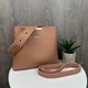 Женская сумка стиль Zara на плечо, сумочка Зара черная эко кожа люкс качество Розово-бежевая - изображение 1