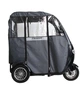 Електроскутер триколісний Crosser TR3 (800W; 72V-20Ah AGM) - Чорний - зображення 4