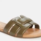 Женские шлепанцы Guess 379232445 37.5 Зеленые (1159828964) - изображение 4
