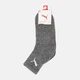 Набор женских носков высоких хлопковых Puma Short Crew Unisex 90611003 35-38 3 пары Anthracite/Grey (8713537871181) - изображение 4