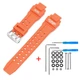 Ремінець для годинника Ремінець для Casio G-Shock GA-1000 Orange SI - зображення 1