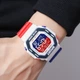 Чоловічий годинник Skmei 1988RDBU Red-Blue - изображение 3