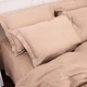 Простынь на резинке MirSon Tencel №03 Creamy 160x200 см (2200009369407) - изображение 5