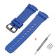 Ремінець для годинника Ремінець для Casio G-Shock DW-5600/6900/G-5600/GW-M5610 Blue Black - изображение 1