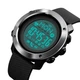 Наручний годинник Skmei 1511BK All Black Smart Watch + Compass - изображение 4