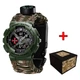 Наручний годинник Patriot 005AGSU ЗСУ Паракордовий ремінець Camo Green + Коробка - изображение 1