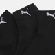 Набор женских носков коротких хлопковых Puma Cushioned Quarter Unisex 93858101 35-38 3 пары Черный (8720245636445) - изображение 3