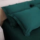 Простынь на резинке MirSon Tencel №07 Emerald 180x200 см (2200009371349) - изображение 9