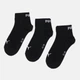 Набор женских носков коротких хлопковых Puma Unisex Quarter Plain 93858906 39/42 3 пары Черный (8720245637589) - изображение 1