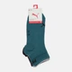 Набір жіночих шкарпеток коротких бавовняних Puma Unisex Quarter Plain 93858903 39/42 3 пари Зелений (8720245637497) - зображення 6