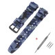 Ремінець для Casio G-Shock AQ-S800/AE-1200 Camo Dark Blue BK - изображение 1