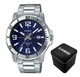 Чоловічий годинник Casio MTP-VD01D-2B - изображение 1