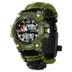 Часы Skmei Army Green мужские спортивные водонепроницаемые аналоговые часы для активного отдыха и туризма (673777) - изображение 1