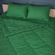 Набор MirSon №2948 Сolor Fun Line Одеяло летнее Детское 110x140 см 17-0612 Stripe Emerald Silk + Две наволочки 50х70 см + простынь 110x160 см (2200010965377) - изображение 4