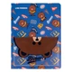 Папка A4 с 20 файлами с карманом Line Friends Brown YES, 492109 - изображение 1