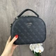 Жіноча сумка стиль Guess чорна сумочка на плече Гесс брендова з логотипом класична (327998) - зображення 1