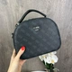 Жіноча сумка стиль Guess чорна сумочка на плече Гесс брендова з логотипом класична (327998) - зображення 4