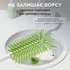 Набор силиконовых 3D ершиков LELIK Polar Clean 3в1 с подставкой, щеточки для бутылочек, сосок и трубочек, зелёный - изображение 8