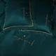 Простынь MirSon Imperial Tencel №07 Emerald 200x220 +25 см (2200010755947) - изображение 1