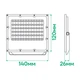 Светодиодный прожектор ARDERO LL-3030ARD 30W 3600Lm 6500K серый IP65 - изображение 3