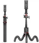 Штатив трипод Rtako C03 Octopus Extendable Tripod Selfie Stick with Detachable Phone Holder Black (6942063212416) - изображение 3