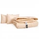 Набор MirSon №9563 Gold camel Одеяло всесезонное Евро 200х220 Wool + Две подушки 50х70 (2200010806236) - изображение 2