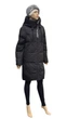 Пуховик женский Towmy кокон с капюшоном TM-BE-2168 S черный - изображение 3
