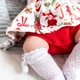 Боди Dexter`s-платье для девочки новогоднее с крылышками и повязкой santa 86 см - изображение 12