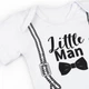 Боди Dexter`s для мальчика с принтом подтяжки little man 68 см - изображение 2