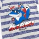 Пісочник Dexter`s для хлопчика із принтом акули striped shark 86 см сірий - зображення 3
