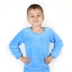 Пижама Dexter`s детская теплая из плюша однотонная blue 98 см - изображение 4