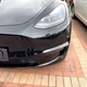 Пластиковая губа на бампер Tesla Model Y 2019 + молдинг бампера юбка черная. - изображение 7