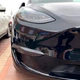 Пластиковая губа на бампер Tesla Model Y 2019 + молдинг бампера юбка черная. - изображение 11